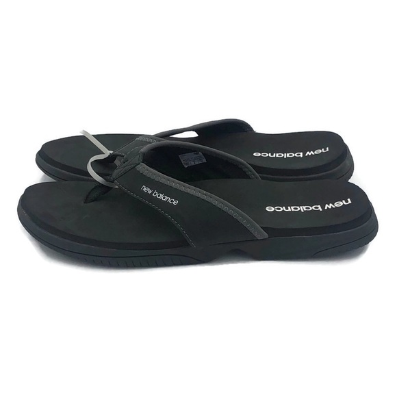 New Balance Black Flip Flops W62 New 